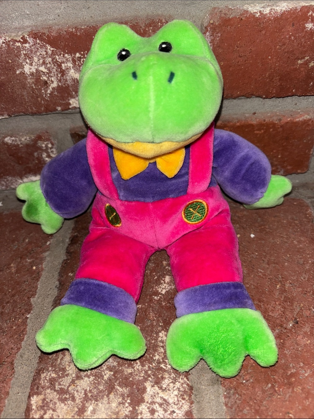 90’s Mary Meyer Plush Frog Plush Toy “Freddy the Frog”